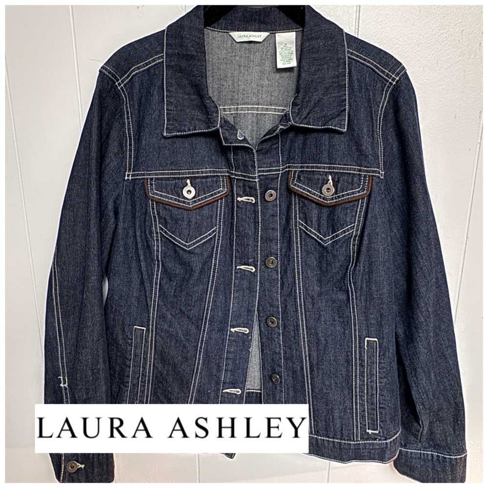 Laura Ashley Denim Jacket, Size M